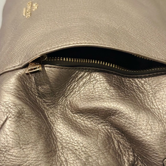 COACH Isabella Shoulder/Crossbody Bag,Pebble Leather,Light Metallic Champagne - Picture 14 of 15